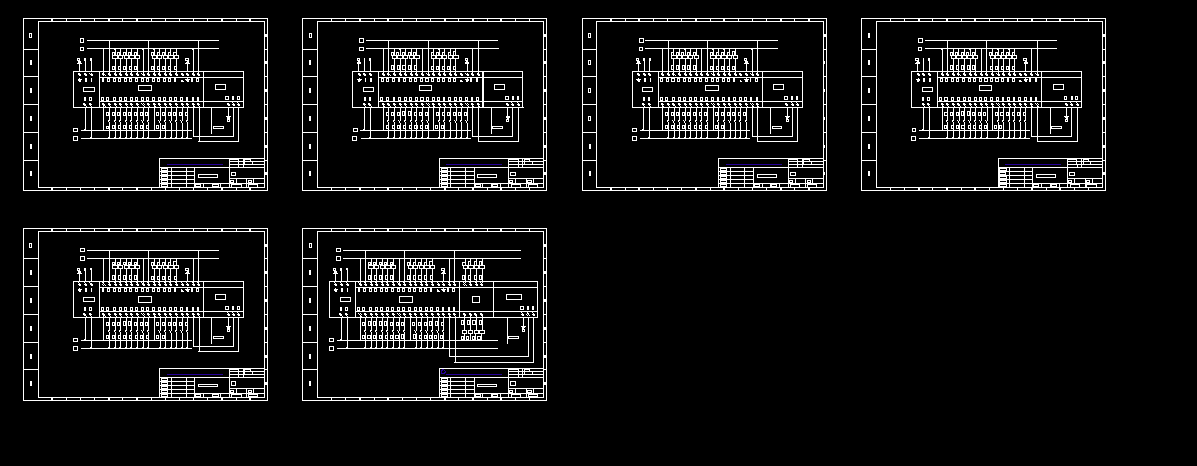 一款很全的除尘器电气全套图纸